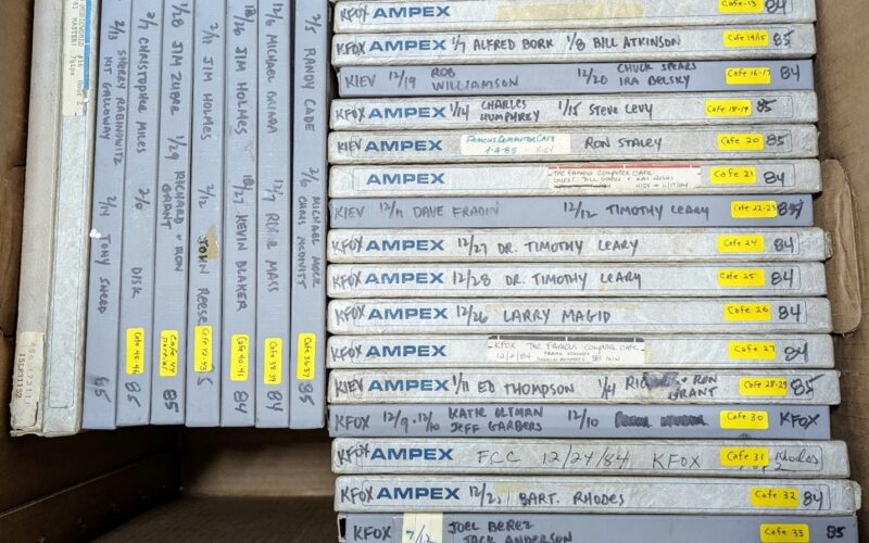 A Treasure Chest of Ampex Tapes Saves Early Computer History